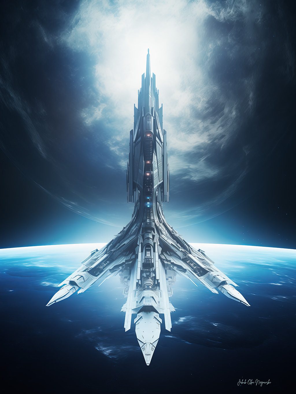 Dimensional Rocket Art